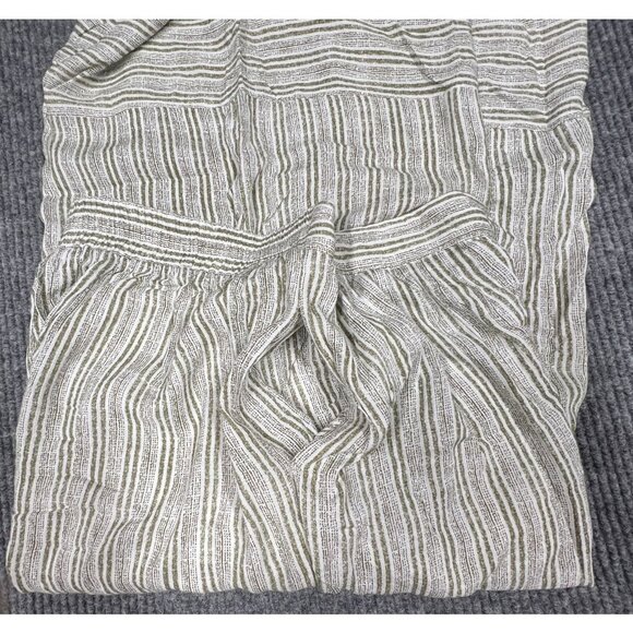 Wishlist Apparel Womens‎ Large Boho Wide Leg Lined Pants Striped Beach Pockets - Picture 9 of 14